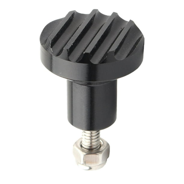 Carburador estriado duradero para motocicleta, pomo de estrangulador apto para Scrambler, Thruxton`` America, Negro Baoblaze Perilla del estrangulador del carburador estriado