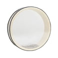 thumbnail image 1 of Instrumento ORF de sonido de mar, tambor de onda de océano negro, borde transparente de madera de doble cara de 6 pulgadas, enseñanza temprana JM, 1 of 5