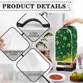 thumbnail image 4 of HELLHERO Clover Musical Pattern Food Processor Cover with Hand Strap Thickened Coffee Machine Dust Cover for Home Kitchen Indoor, 4 of 5