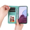 thumbnail image 4 of Funda tipo cartera GANGXUN para OPPO A96 5G , diseño girasol, cuero PU, soporte, cierre magnético, tarjetero, 4 of 5