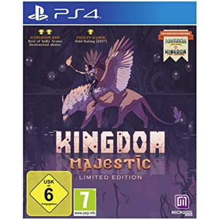 Kingdom Majestic Limited Edition (Playstation 4 - PS4) Explore Recruit Build Up