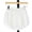 White, variant on FRSASU Women's Gym Shorts Dolphin Hem Casual Athletic Summer Yoga Running Booty Elastic Dance Shorts White