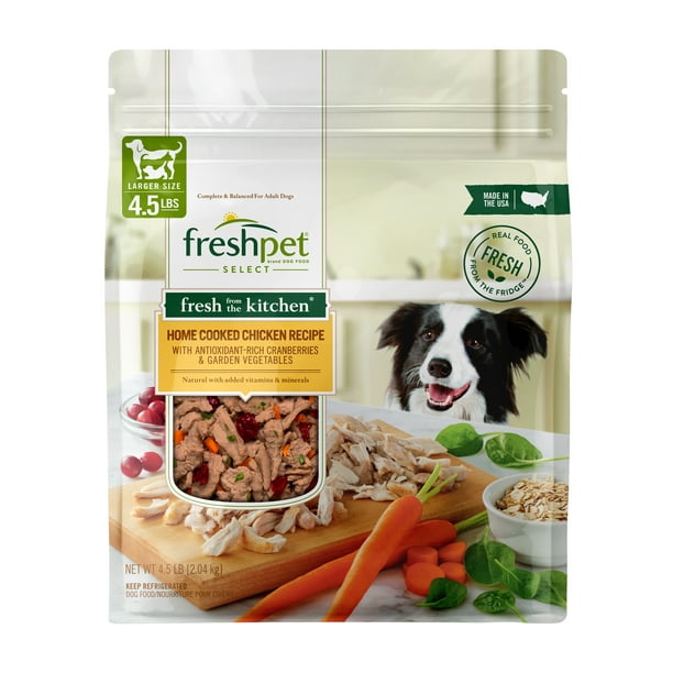 Freshpet Fresh From The Kitchen Healthy Natural Dog Food Chicken Recipe 4 5lb Walmart Com Walmart Com
