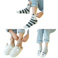 thumbnail image 2 of BWASD 3 Pairs Womens Socks Soft Thick Plush Crew Socks Cold Cozy Autumn Winter Daily Wear Cute Gifts for Home Loungewear and Sleep Slipper, 2 of 9