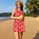 thumbnail image 3 of Disketp Ladybugs On Red Polka Dot para Vestido sin Mangas para Mujeres, Vestidos de Verano para Mujeres, Casual y Holgado para la Playa, 3 of 7