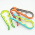 thumbnail image 1 of Abridor y abridor de botellas, abridor fácil de agarrar, ergonómico, muy adecuado para manos débiles y artritis, para botellas y latas de cualquier tamaño 4 envases, 1 of 5