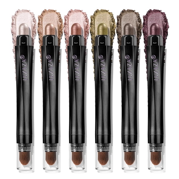 Set de sombras de ojos LUXAZA PRO Neutral a prueba de agua, 6 unidades, A005