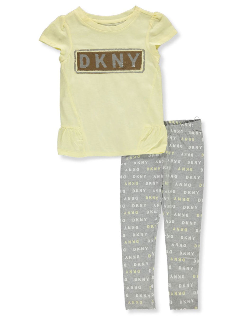 DKNY Girls 2-Piece Pajamas with Sleep Mask