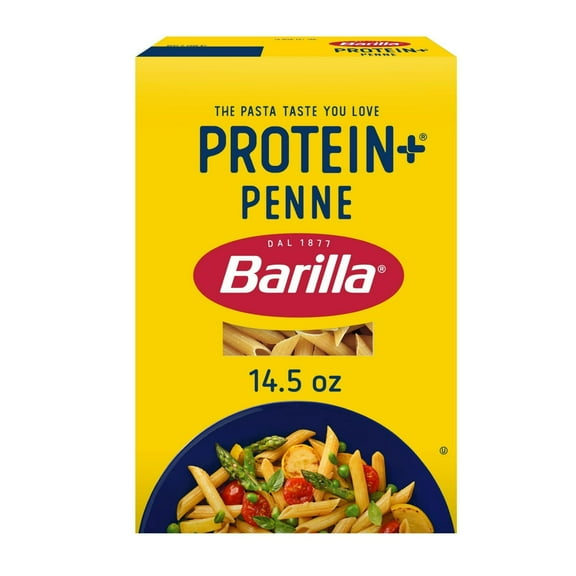 Barilla Protein  Penne Pasta, Plant Based Pasta, 14.5oz(2 Packs)