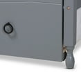 thumbnail image 3 of Baxton Studio Mara Classic Engineered Wood Daybed, Full, Grey, 3 of 11