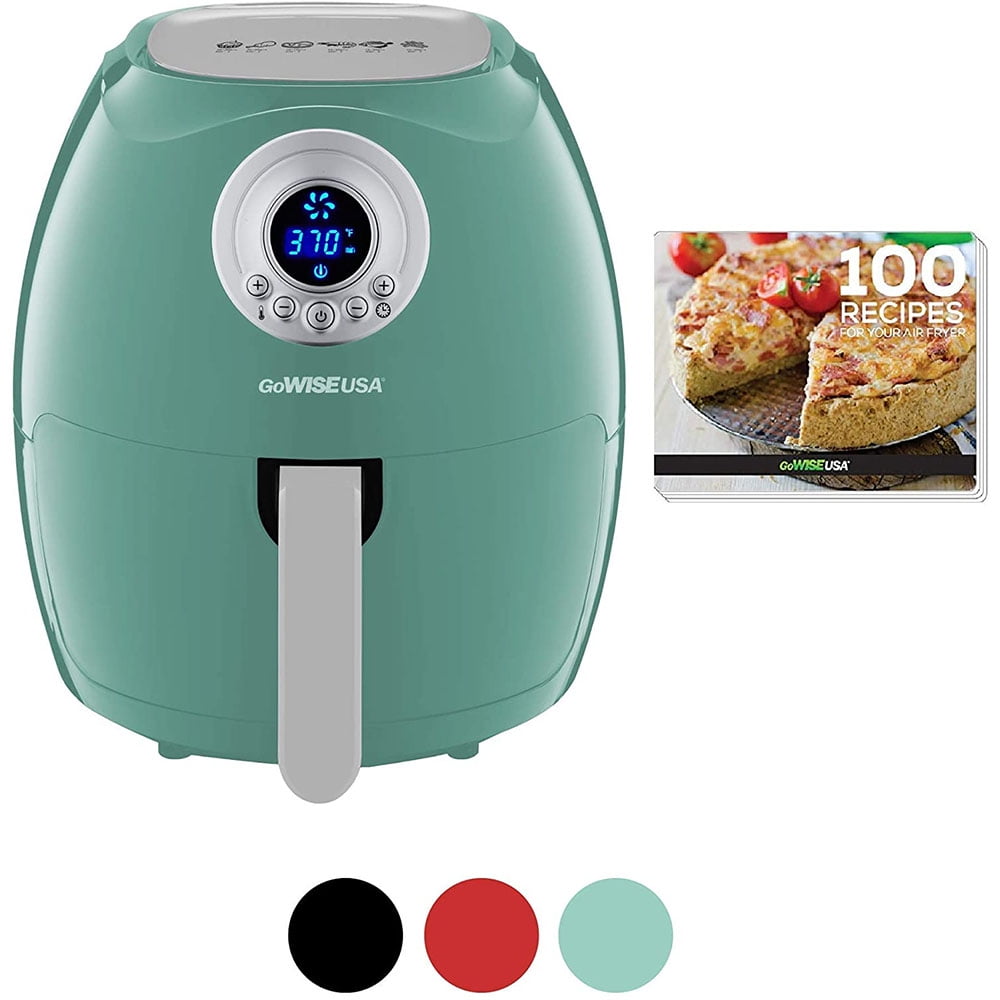 GoWISE GW22961 3.7Quart Digital Air Fryer + 100 Recipes