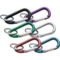 Lucky Line Assorted Colors 2-3/8 In. Small C-Clip Key Ring 46001