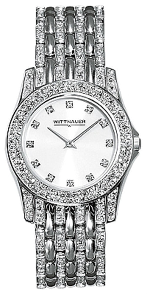 Wittnauer Sapphire Crystal Watch Wittnauer Blue Dial Diamond Accent Quartz Men main image 3