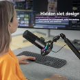 thumbnail image 1 of Microphone Bracket, Adjustable 360 ° Suspension Arm, Adjustable Rod Microphone Bracket, with Desktop Mounting Clip,A, 1 of 7
