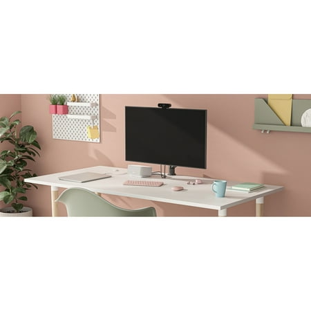 Logitech - Logi Dock All-in One Laptop Docking Station with Speakerphone for Zoom, Google Meet, Google Voice - White