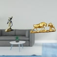 thumbnail image 2 of Escultura De Resina De Dama Tribal Africana Y Figura De Toro Moderna Feng Shui, Oso, Vaca, Ganado, Artesanía Coleccionable Hecha A Mano Para Decoración De Escritorio, Estudio Y Sala De Estudio., 2 of 8