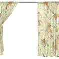thumbnail image 4 of Coolnut Sheer Curtains Cute Bunny Leaves Gauze Door and Window Voile Curtain Panels for Bedroom Living Room W55 x L78 In 2, 4 of 4