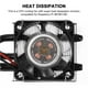 thumbnail image 2 of Compatible Con Raspberry Pi 4B/3B+/3B- Ventilador De Refrigeración Potente Disipación De Calor Ordenador Cpu Led Enfriador Con 7 Aspas De Ventilador,Dc5V Advancent TO002953-00, 2 of 7