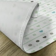thumbnail image 5 of Ambesonne Green Place Mats Set of 4, Polka Dots Hearts, Standard Size, Almond Green, 5 of 6