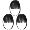 thumbnail image 1 of 3 Pcs Frange à Clip Frange à Clip Postiches Faux Frange Extensions de Cheveux pour Femmes Filles, 1 of 8