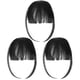 thumbnail image 1 of 3pcs Clip en Bangs Clip en bolsas de golpe Falsas extensiones de cabello para mujeres, 1 of 5
