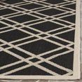 thumbnail image 4 of Safavieh Courtyard Black Indoor Outdoor Rug - Square 7'10", 4 of 5