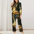 thumbnail image 2 of Sigee Magical Tarot Reading for Women’s Pajama Sets Long-Sleeved Pjs Sets for Women 2 piece Sleepwear-Large, 2 of 7