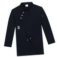 thumbnail image 4 of MERIGLARE Chef Coat Chef Jacket Catering Chef Wear Waiter Waitress Apparel Cooking Uniform Black Size L, 4 of 9