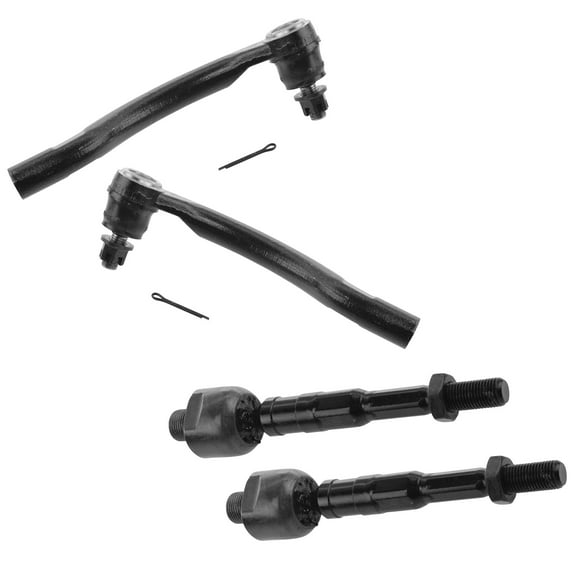 TRQ Front Tie Rod Set Fits Select 2006-2011 Honda Civic
