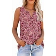 thumbnail image 3 of KISSMODA Women's Tank Tops V Neck Casual Sleeveless Tops for Women 2025 Basic Trendy Tank Oversized Summer Blouses S-3XL, 3 of 5