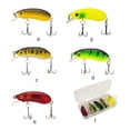 thumbnail image 4 of Sonducket Señuelos de Pesca de 5cm, hundimiento lento, Control preciso, punta de gancho afilada de acero de alto carbono, sin deformación, reduce el cebo Pescar tipo 4 Sonducket OD019648-04B, 4 of 6
