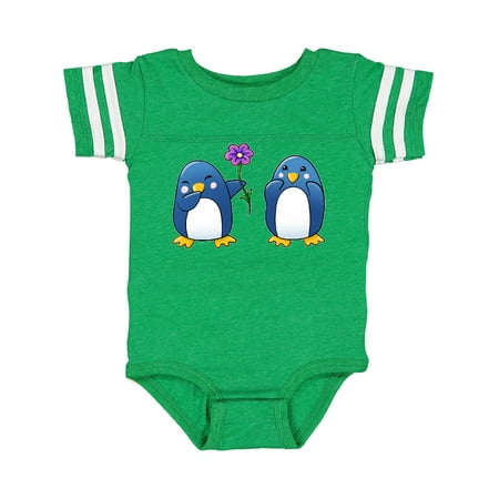 

Inktastic Cute Penguins in love for Valentine s Day Gift Baby Boy or Baby Girl Bodysuit