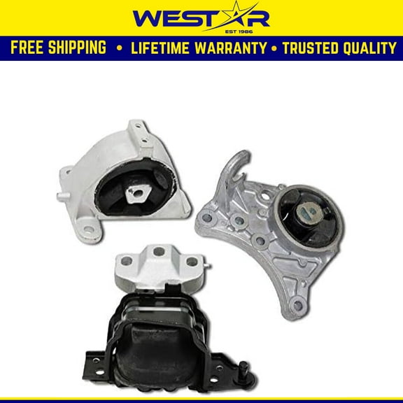 Fits 2001-2007 Dodge Caravan/Grand Caravan 3.3L 3.8L 2WD Motor & Trans Mount 3pc