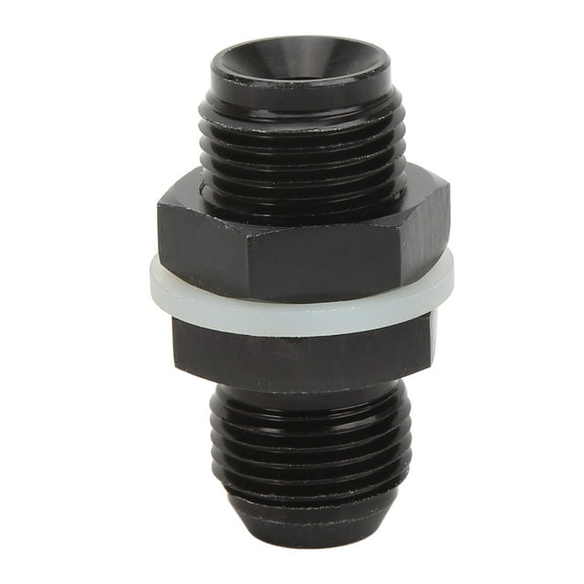 Adaptador De Tanque De Combustible, Accesorio De Celda De Combustible De Alta Resistencia Anodizado Negro Resistente Al Desgaste Con Arandela De PTFE Para La Mayoría De Los ANGGREK Otros