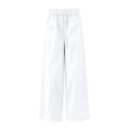 thumbnail image 6 of LEKWK Hiking Pants Women Plus Size High Waisted Lightweight Casual Palazzo Pants Drawstring Loose Fit Quick Dry Trousers for Camping Climbing Golf Outdoor, 6 of 7