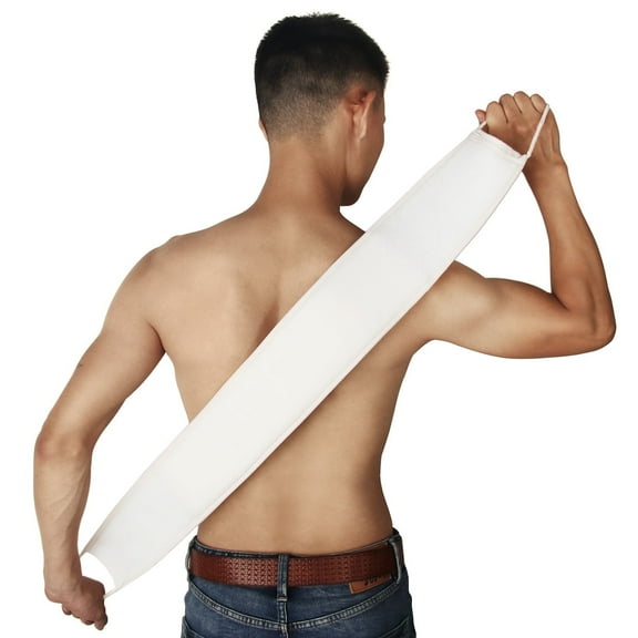 Back Scrubber Strap for Shower - Exfoliating Cloth Back Washer - Exfoliating Band - 4 x 28 Inches