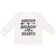 thumbnail image 3 of Inktastic Boys Valentines Day Breaking Hearts Boys Long Sleeve Toddler T-Shirt, 3 of 5
