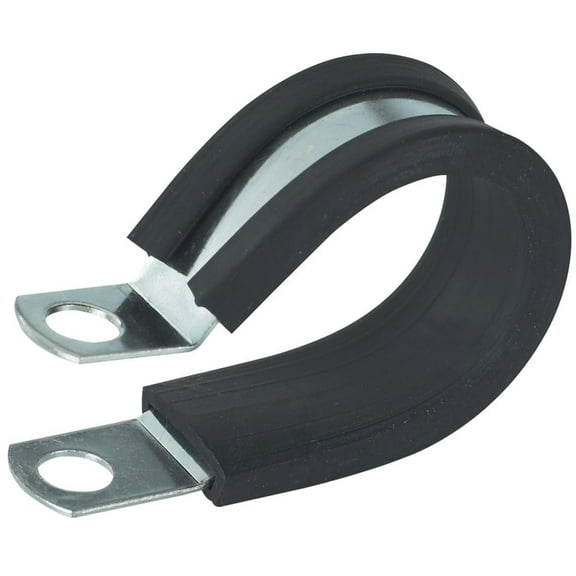 Gardner Bender Insulated Rubber Clamp - Multicolor, Black - 2 Pack, 5/8 In