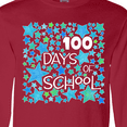 thumbnail image 4 of Inktastic 100 Days of School Stars in Blue Long Sleeve T-Shirt, 4 of 5