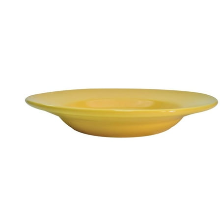 

Las Vegas Pasta Bowl Yellow 26 Oz. 12 Dia. X 2 H Stoneware Yellow Pack of 1 4 Packs