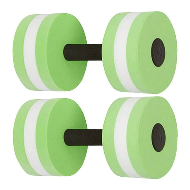 2 mancuernas de agua: mancuernas de agua para ejercicios acuáticos, entrenamientos en piscina y aeróbicos.