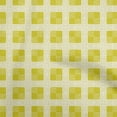 thumbnail image 1 of oneOone Cotton Poplin Lime Green Fabric Running Stitch Craft Projects Decor Fabric Printed By The Yard 56 Inch Wide, 1 of 4