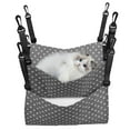 thumbnail image 4 of Amosfun 2Pcs Grey Hanging Cat Bed Reversible Pet Hammock Adjustable Indoor Cat Swing, 4 of 8