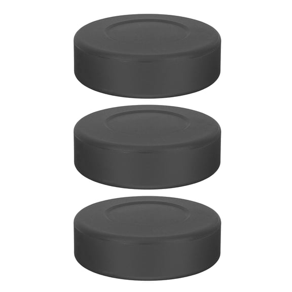 Homoyoyo Black Rubber PVC Ice Hockey Pucks for Youth and Adult Practice, Training, and Game Use - and