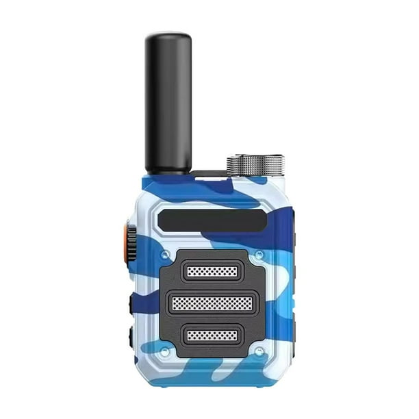 Walkie-talkie portátil TQEHS Mini 10 botones alta potencia verde camuflaje