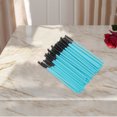 thumbnail image 4 of Unique Bargains 50 Pcs Disposable Eyelash Brush for Bathroom Black Light Blue Plastic Nylon, 4 of 5