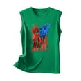 thumbnail image 4 of EINCcm Women American Flag Print Tank Tops USA Stars Stripes Patriotic T Shirt Summer Loose Vest Tees, 4 of 4