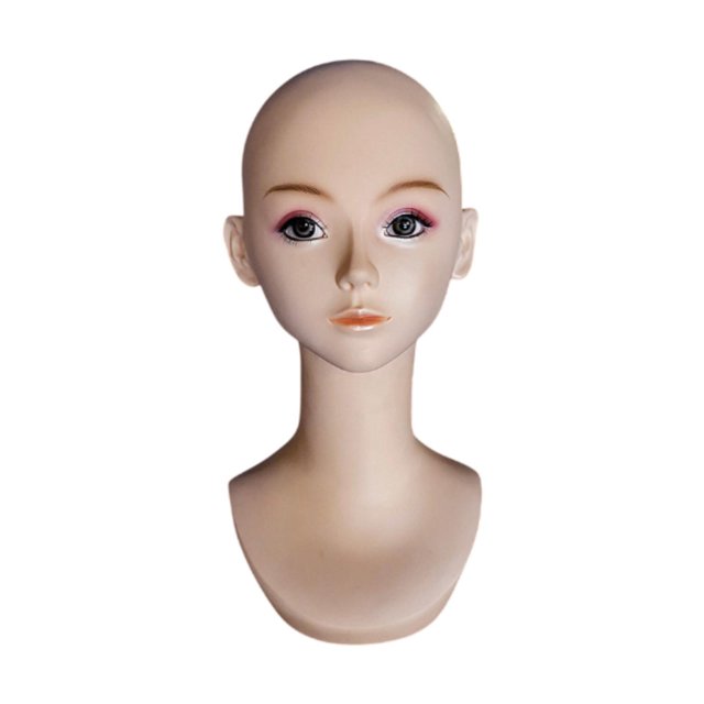 Mannequin Head Professional Manikin Head para gafas de bufandas Sombrero Estilo B