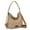 Khaki, variant on Wrangler Hobo Bags Large Crossbody Bags for Women Shoulder Purses with Striped Cotton Straps, Dark khaki