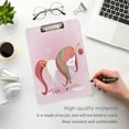 thumbnail image 5 of FMSHPON Cute Christmas Unicorn Clipboard Hardboard Wood Nursing Clip Board and Pull for Standard A4 Letter 13x9 inches, 5 of 8
